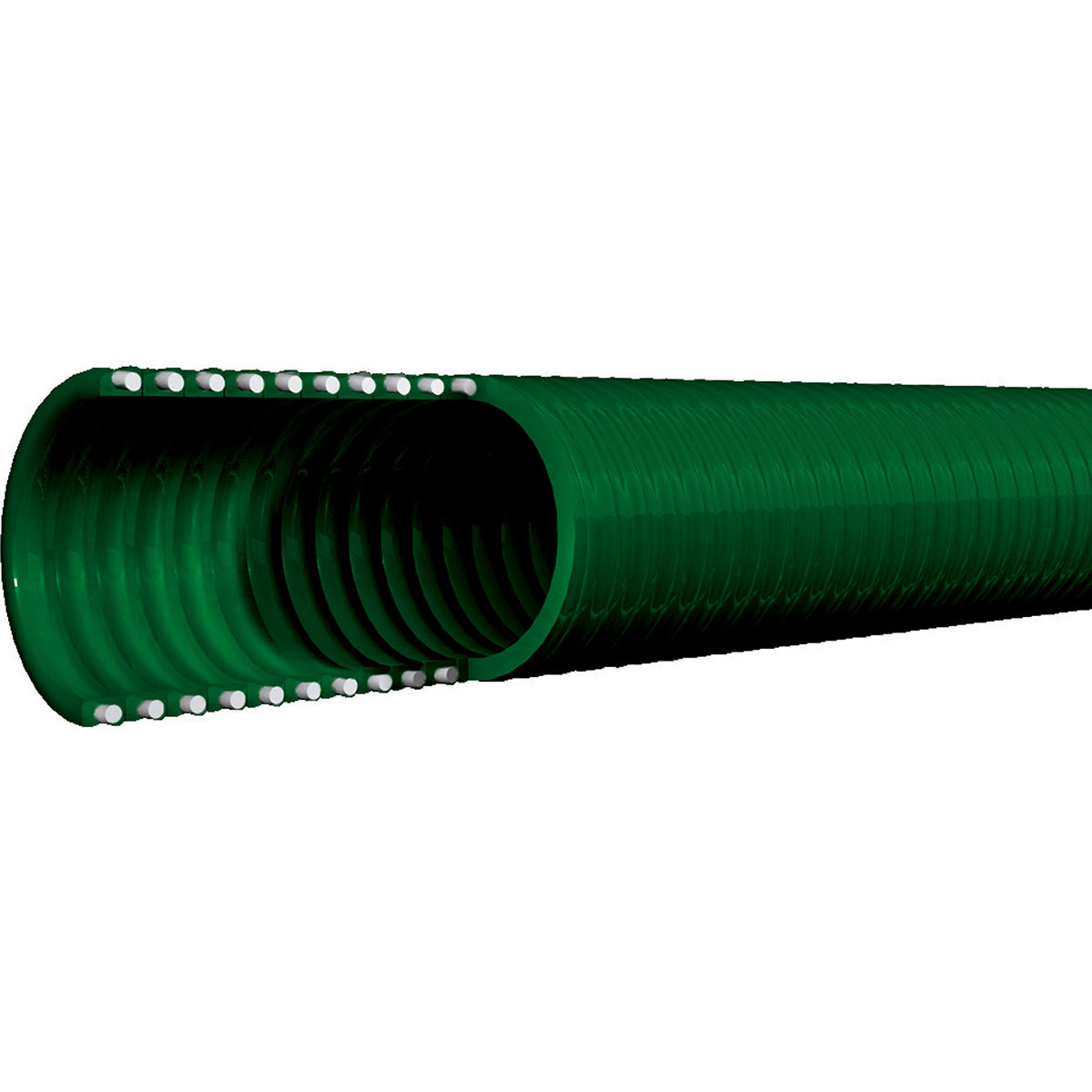 Tricoflex Green PVC Medium-Duty Suction and Delivery Hose